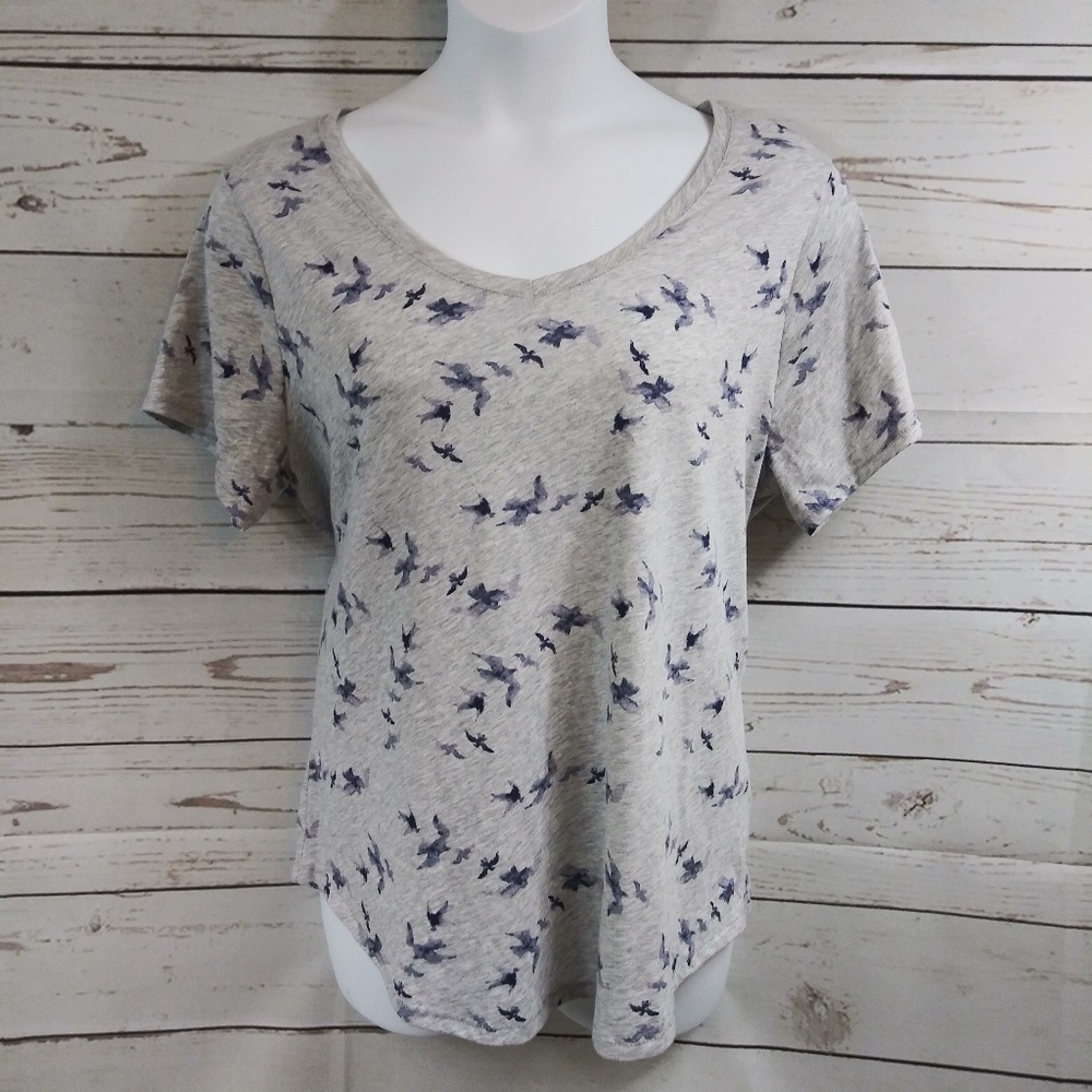 Sonoma Everyday Tee Watercolor Birds T Shirt